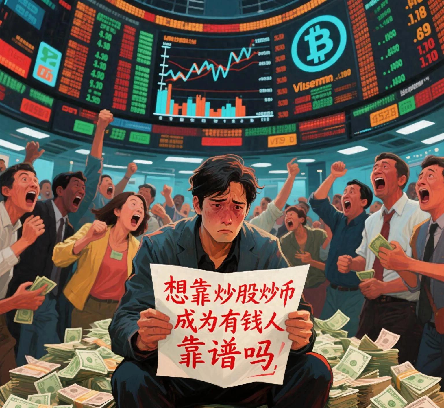 剖析95后靠炒币炒股暴富神话：是财富捷径还是危险游戏？